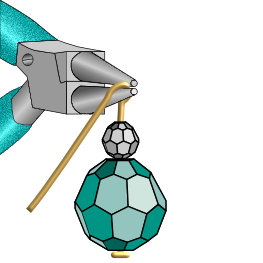 Wrapped loop earring instruction